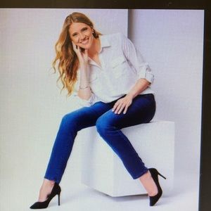 NYDJ Dark wash size large